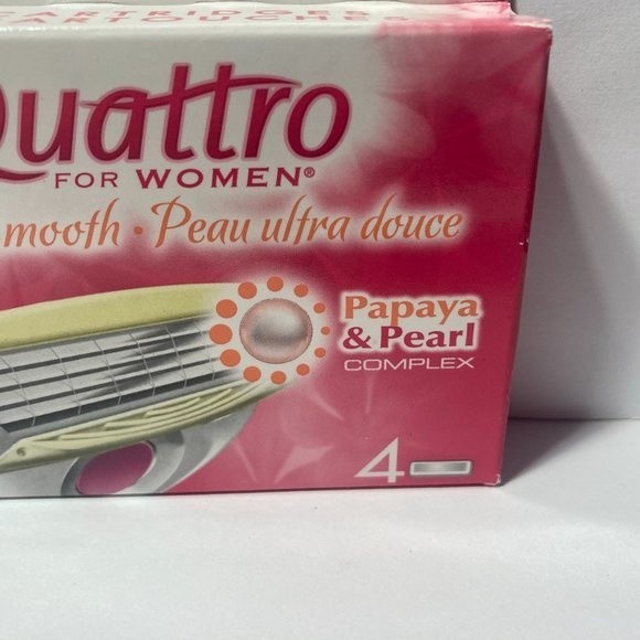 Schick Quattro Women Ultra Smooth Papaya Razor Blades Refills - Picture 5 of 13